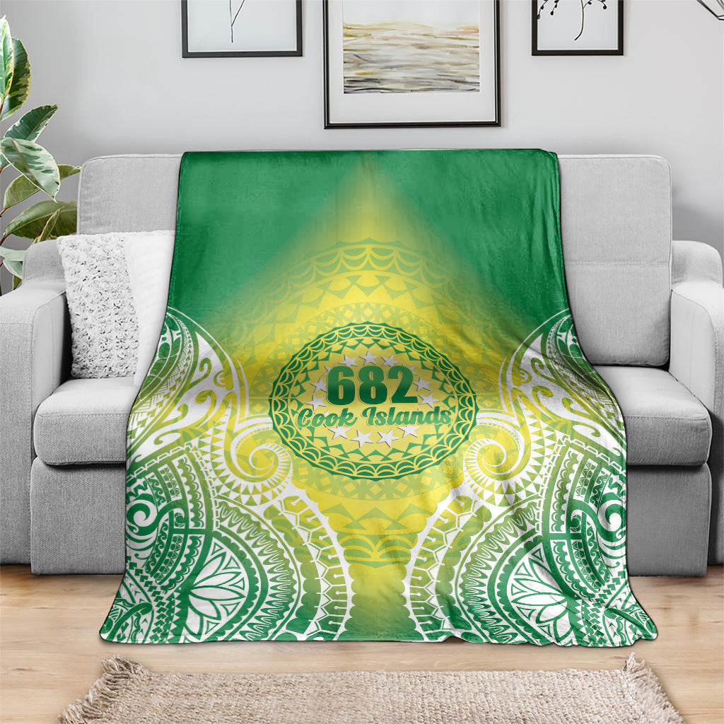 Cook Islands 682 Blanket Kuki 'Airani Area Code Proud LT14 - Polynesian Pride