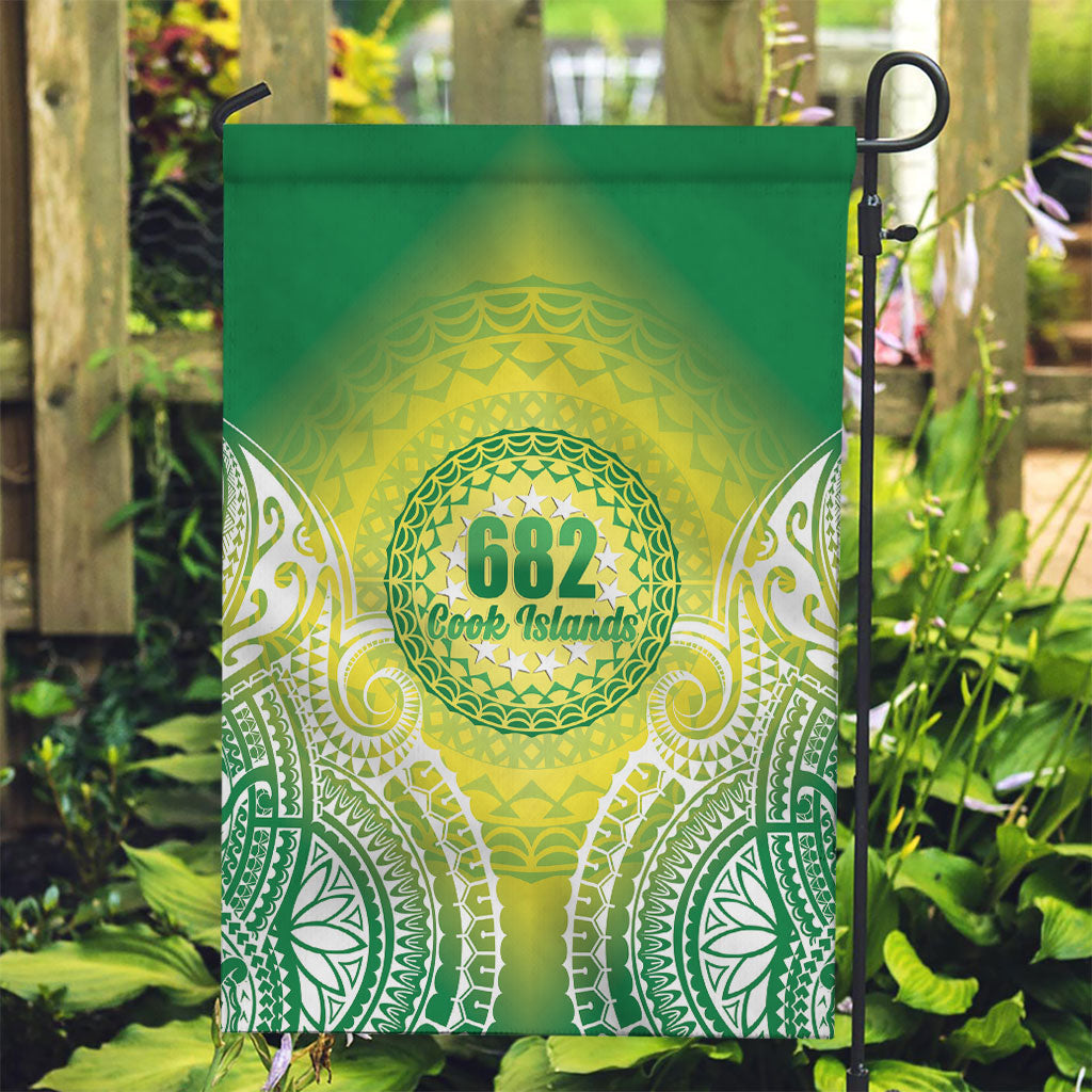 Cook Islands 682 Garden Flag Kuki 'Airani Area Code Proud