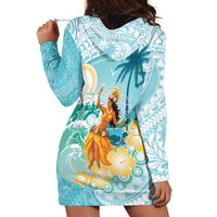 Ura Cook Islands Hoodie Dress Kuki 'Airani Traditional Dance Tropical Vibes LT14 - Polynesian Pride