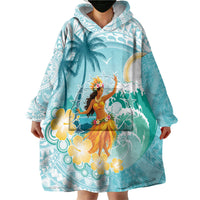 Ura Cook Islands Wearable Blanket Hoodie Kuki 'Airani Traditional Dance Tropical Vibes LT14 - Polynesian Pride
