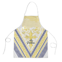 Peniamina Gospel Day Niue Apron Cross Dove Hiapo Pattern Yellow
