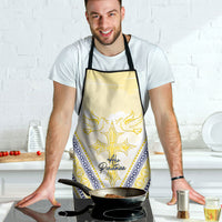Peniamina Gospel Day Niue Apron Cross Dove Hiapo Pattern Yellow