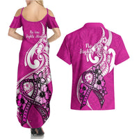 polynesia-breast-cancer-awareness-couples-matching-summer-maxi-dress-and-hawaiian-shirt-think-pink-polynesian-ribbon-white-version