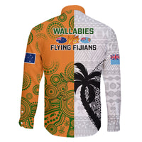 Fiji And Australia Rugby Family Matching Tank Maxi Dress and Hawaiian Shirt 2023 World Cup Aboriginal Mix Tapa Pattern LT14 - Polynesian Pride