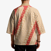 Malo e Lelei Tonga Kimono Heilala Lei Tongan Ngatu Pattern LT14 - Polynesian Pride