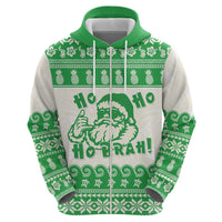 Green Mele Kalikimaka Hawaii Hoodie Funny Ho Ho Ho Santa Shaka LT14 - Polynesian Pride