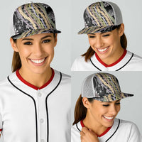 Black Palaka Hawaii Leis Baseball Net Cap Hawaiian-plaid Elegant Tropical Vibes LT14 - Polynesian Pride