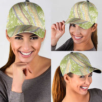 Green Palaka Hawaii Leis Classic Cap Hawaiian-plaid Elegant Tropical Vibes - Polynesian Pride
