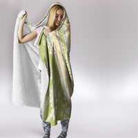 Green Palaka Hawaii Leis Hooded Blanket Hawaiian-plaid Elegant Tropical Vibes LT14 - Polynesian Pride