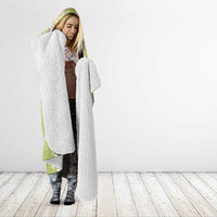Green Palaka Hawaii Leis Hooded Blanket Hawaiian-plaid Elegant Tropical Vibes LT14 - Polynesian Pride