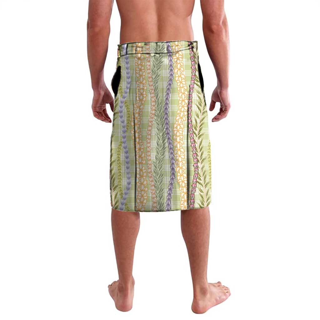 Green Palaka Hawaii Leis Lavalava Hawaiian-plaid Elegant Tropical Vibes - Polynesian Pride
