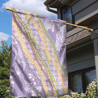 Purple Palaka Hawaii Leis Garden Flag Hawaiian-plaid Elegant Tropical Vibes LT14 - Polynesian Pride