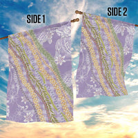 Purple Palaka Hawaii Leis Garden Flag Hawaiian-plaid Elegant Tropical Vibes LT14 - Polynesian Pride