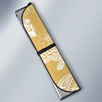 Yellow Palaka Hawaii Leis Auto Sun Shade Hawaiian-plaid Elegant Tropical Vibes LT14 - Polynesian Pride