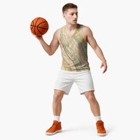 Yellow Palaka Hawaii Leis Basketball Jersey Hawaiian-plaid Elegant Tropical Vibes LT14 - Polynesian Pride