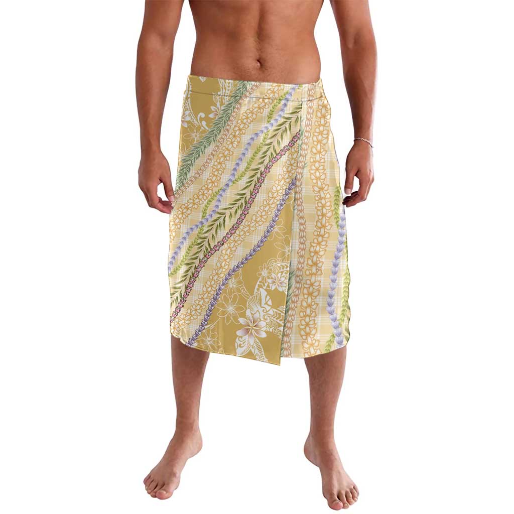 Yellow Palaka Hawaii Leis Lavalava Hawaiian-plaid Elegant Tropical Vibes LT14 Yellow - Polynesian Pride