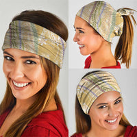 Yellow Palaka Hawaii Leis Neck Gaiter Hawaiian-plaid Elegant Tropical Vibes - Polynesian Pride