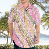 Pink Palaka Hawaii Leis Hawaiian Shirt Hawaiian-plaid Elegant Tropical Vibes LT14 - Polynesian Pride
