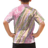 Pink Palaka Hawaii Leis Hawaiian Shirt Hawaiian-plaid Elegant Tropical Vibes LT14 - Polynesian Pride