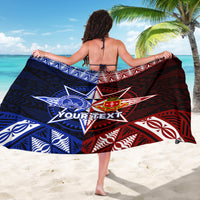 Personalised Tupou College And Kolisi Tonga Atele Sarong Tongan Ngatu Pattern LT14 - Polynesian Pride