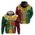 Vanuatu Independence Day Hoodie Long God Yumi Stanap Happy 45th Anniversary LT14