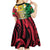 Vanuatu Independence Day Kid Short Sleeve Dress Long God Yumi Stanap Happy 45th Anniversary LT14