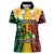 Vanuatu Independence Day Women Polo Shirt Long God Yumi Stanap Happy 45th Anniversary LT14