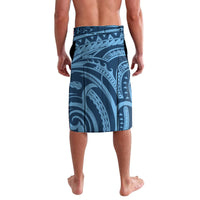 Fiji Day Lavalava Happy 54 Years Of Independence Tapa Pattern Blue LT14 - Polynesian Pride