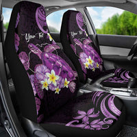 Personalised Aloha Hawaii Kauai Island Car Seat Cover Garden Isle Map Sea Turtle Plumeria LT14 - Polynesian Pride