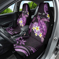 Personalised Aloha Hawaii Kauai Island Car Seat Cover Garden Isle Map Sea Turtle Plumeria LT14 - Polynesian Pride