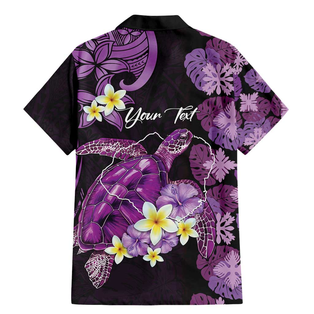 Personalised Aloha Hawaii Kauai Island Family Matching Mermaid Dress and Hawaiian Shirt Garden Isle Map Sea Turtle Plumeria LT14 - Polynesian Pride
