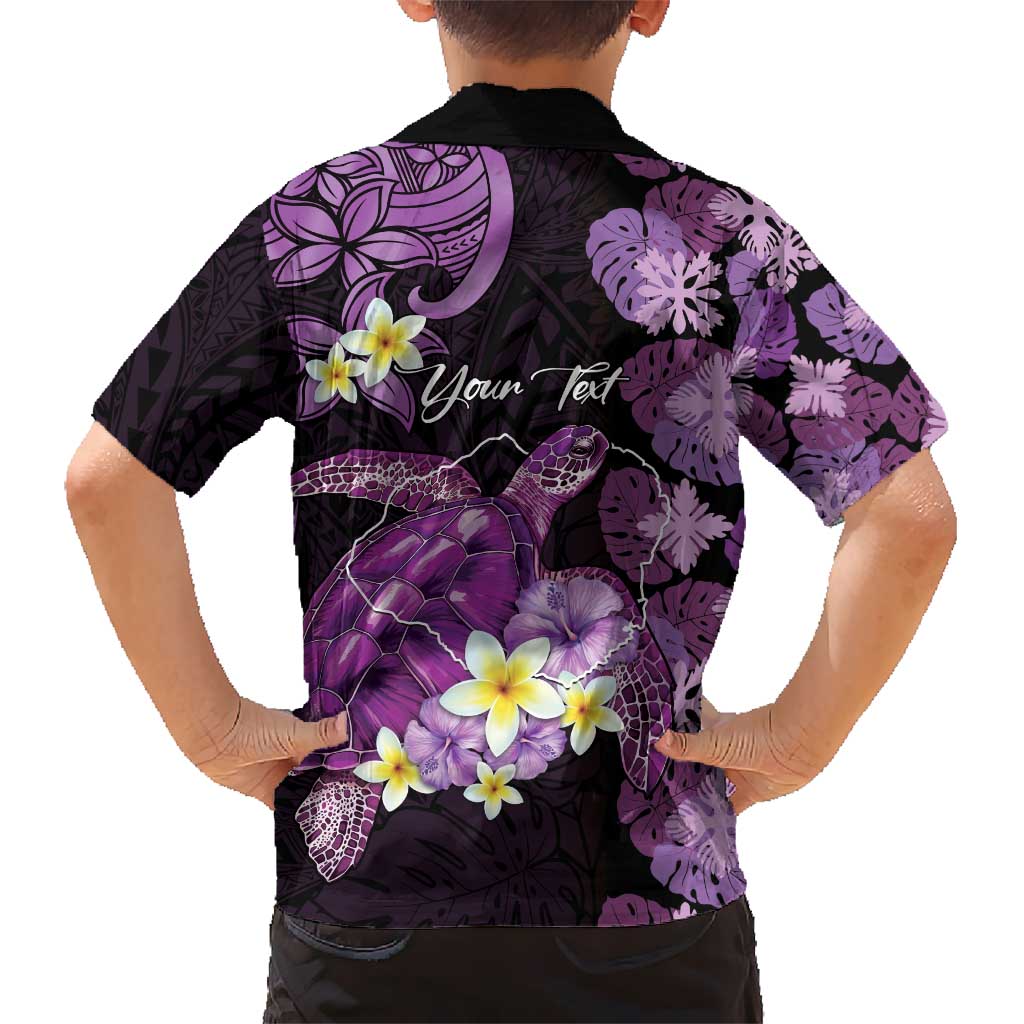 Personalised Aloha Hawaii Kauai Island Hawaiian Shirt Garden Isle Map Sea Turtle Plumeria LT14 - Polynesian Pride