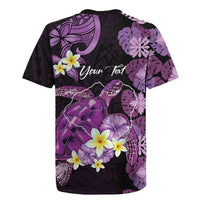 Personalised Aloha Hawaii Kauai Island Rugby Jersey Garden Isle Map Sea Turtle Plumeria LT14 - Polynesian Pride