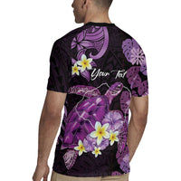 Personalised Aloha Hawaii Kauai Island Rugby Jersey Garden Isle Map Sea Turtle Plumeria LT14 - Polynesian Pride