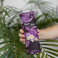 Personalised Aloha Hawaii Kauai Island Skinny Tumbler Garden Isle Map Sea Turtle Plumeria LT14 - Polynesian Pride