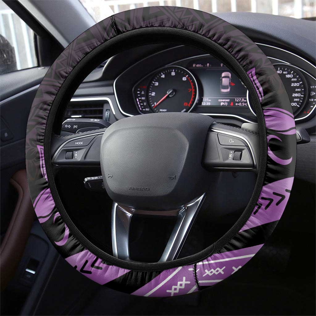 Aloha Hawaii Kauai Island Steering Wheel Cover Garden Isle Map Sea Turtle Plumeria LT14 - Polynesian Pride