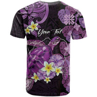 Personalised Aloha Hawaii Kauai Island T Shirt Garden Isle Map Sea Turtle Plumeria LT14 - Polynesian Pride