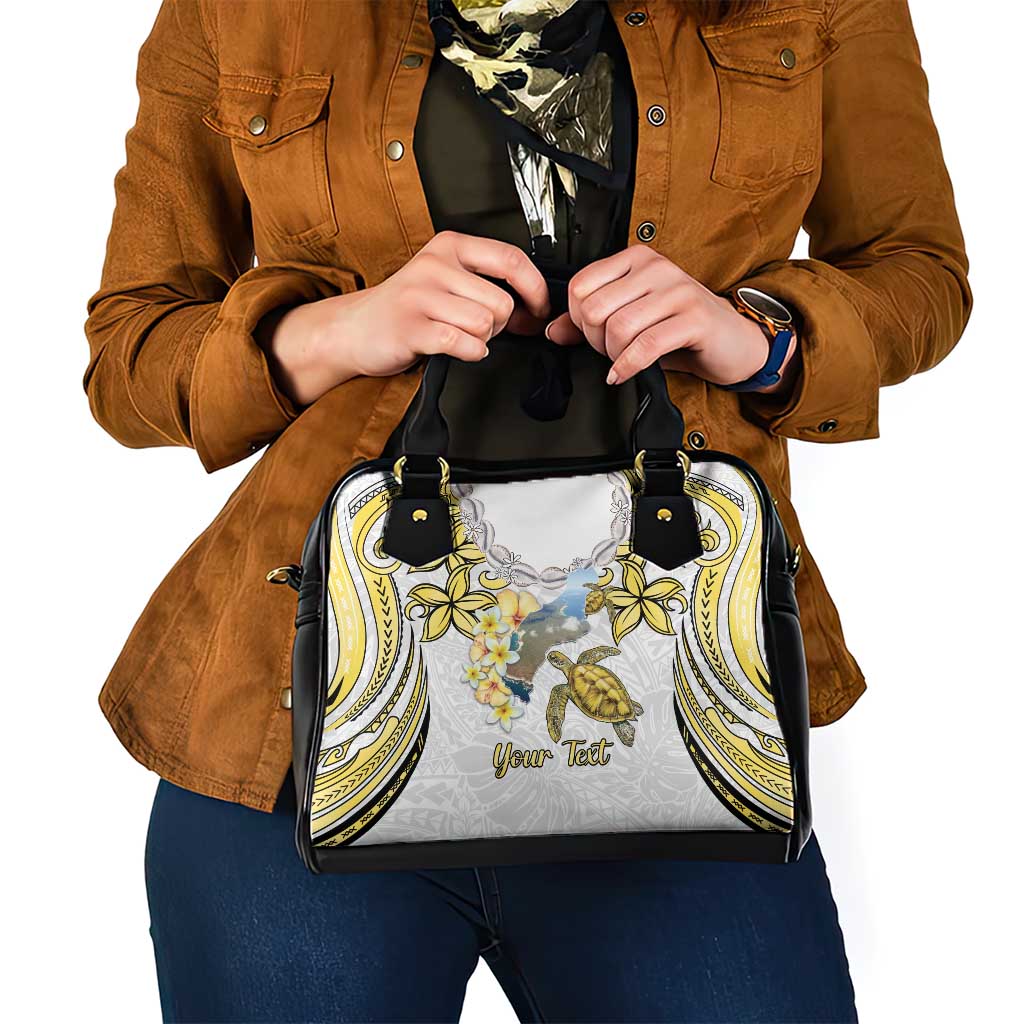 Personalised Aloha Hawaii Niihau Island Shoulder Handbag Forbidden Isle Map Shell Lei LT14 - Polynesian Pride