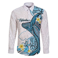 Personalised Aloha Hawaii Kahoolawe Island Family Matching Tank Maxi Dress and Hawaiian Shirt Target Isle Map With Humpback Whale