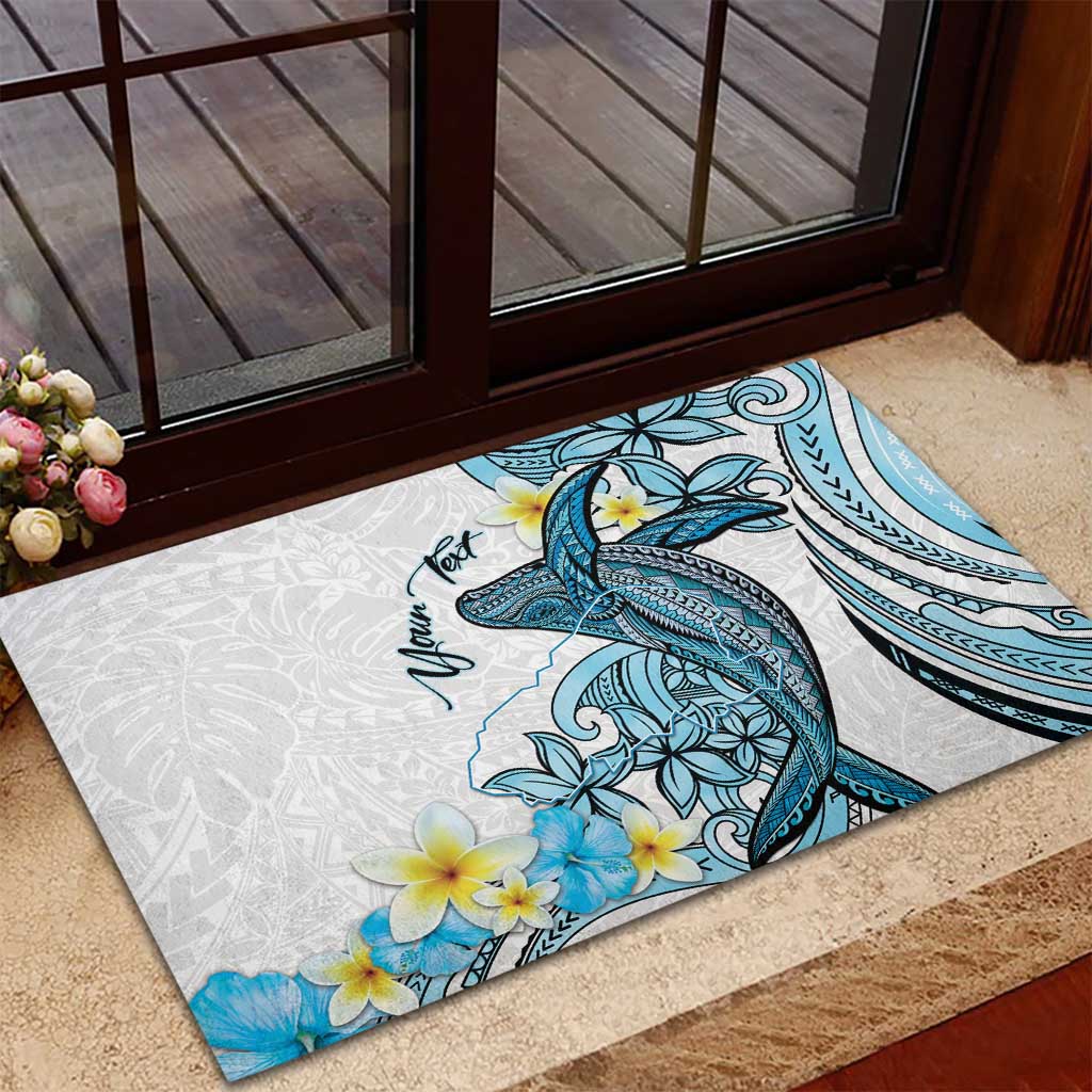 Personalised Aloha Hawaii Kahoolawe Island Rubber Doormat Target Isle Map With Humpback Whale
