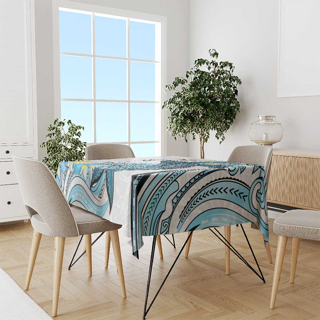 Personalised Aloha Hawaii Kahoolawe Island Tablecloth Target Isle Map With Humpback Whale