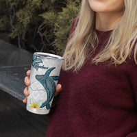 Personalised Aloha Hawaii Kahoolawe Island Tumbler Cup Target Isle Map With Humpback Whale