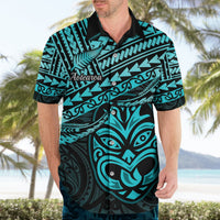 Matariki New Zealand Hawaiian Shirt Maori New Year Tiki Turquoise Version LT14 - Polynesian Pride