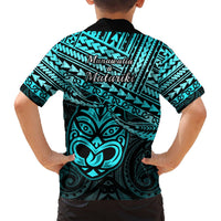 Matariki New Zealand Hawaiian Shirt Maori New Year Tiki Turquoise Version LT14 - Polynesian Pride
