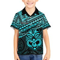 Personalised Matariki New Zealand Hawaiian Shirt Maori New Year Tiki Turquoise Version LT14 - Polynesian Pride