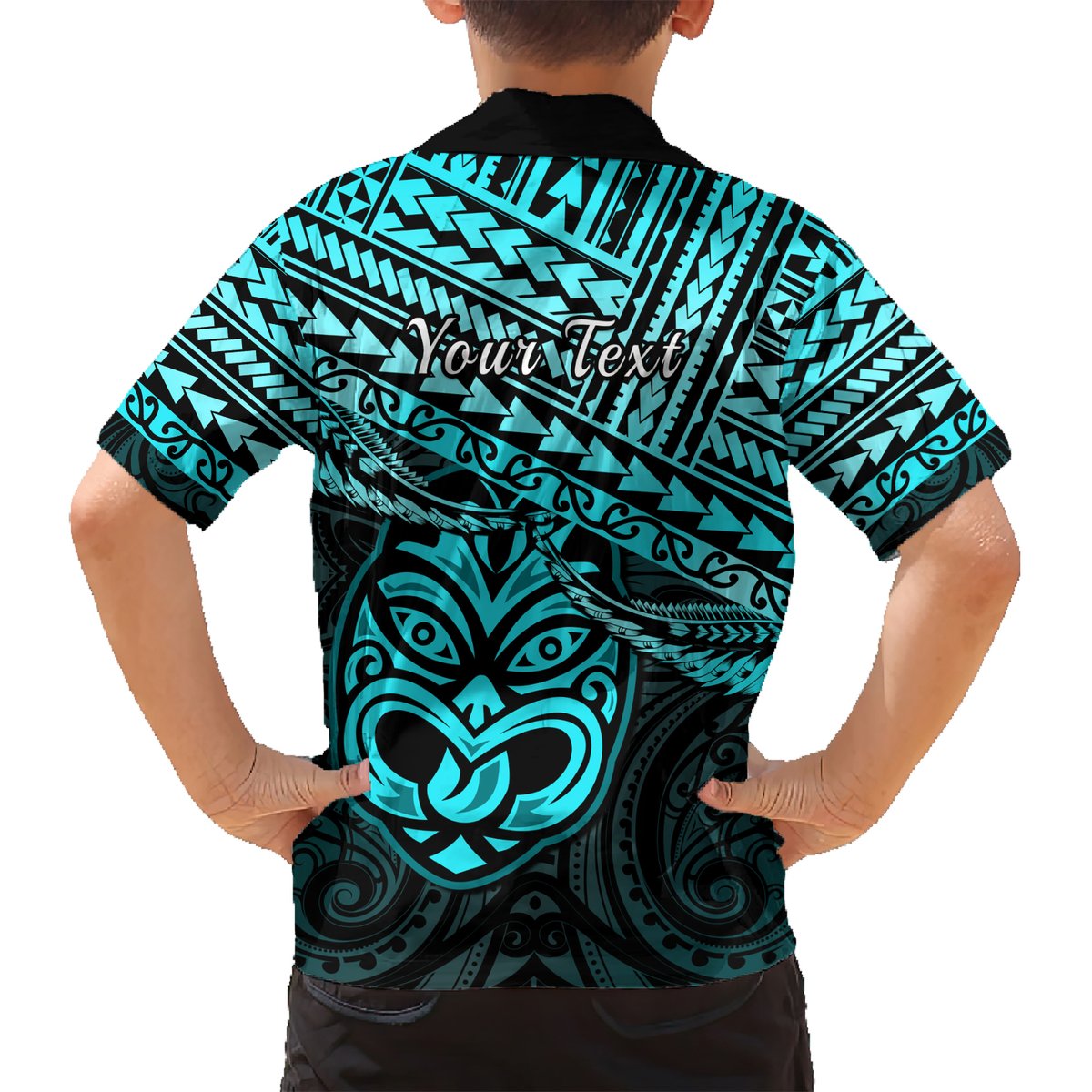 Personalised Matariki New Zealand Hawaiian Shirt Maori New Year Tiki Turquoise Version LT14 - Polynesian Pride