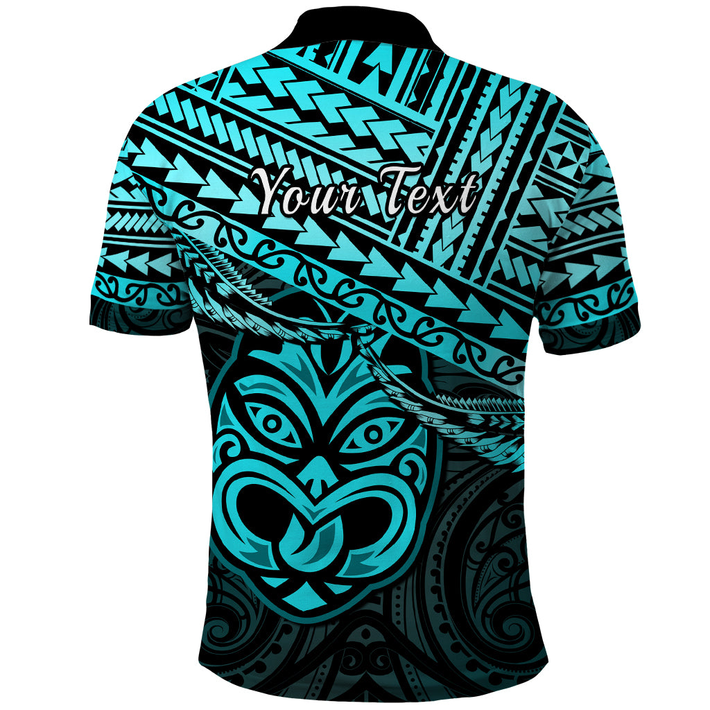 Custom Matariki New Zealand Polo Shirt Maori New Year Tiki Turquoise Version LT14 - Polynesian Pride