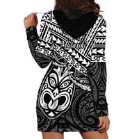 Matariki New Zealand Hoodie Dress Maori New Year Tiki Black Version LT14 - Polynesian Pride