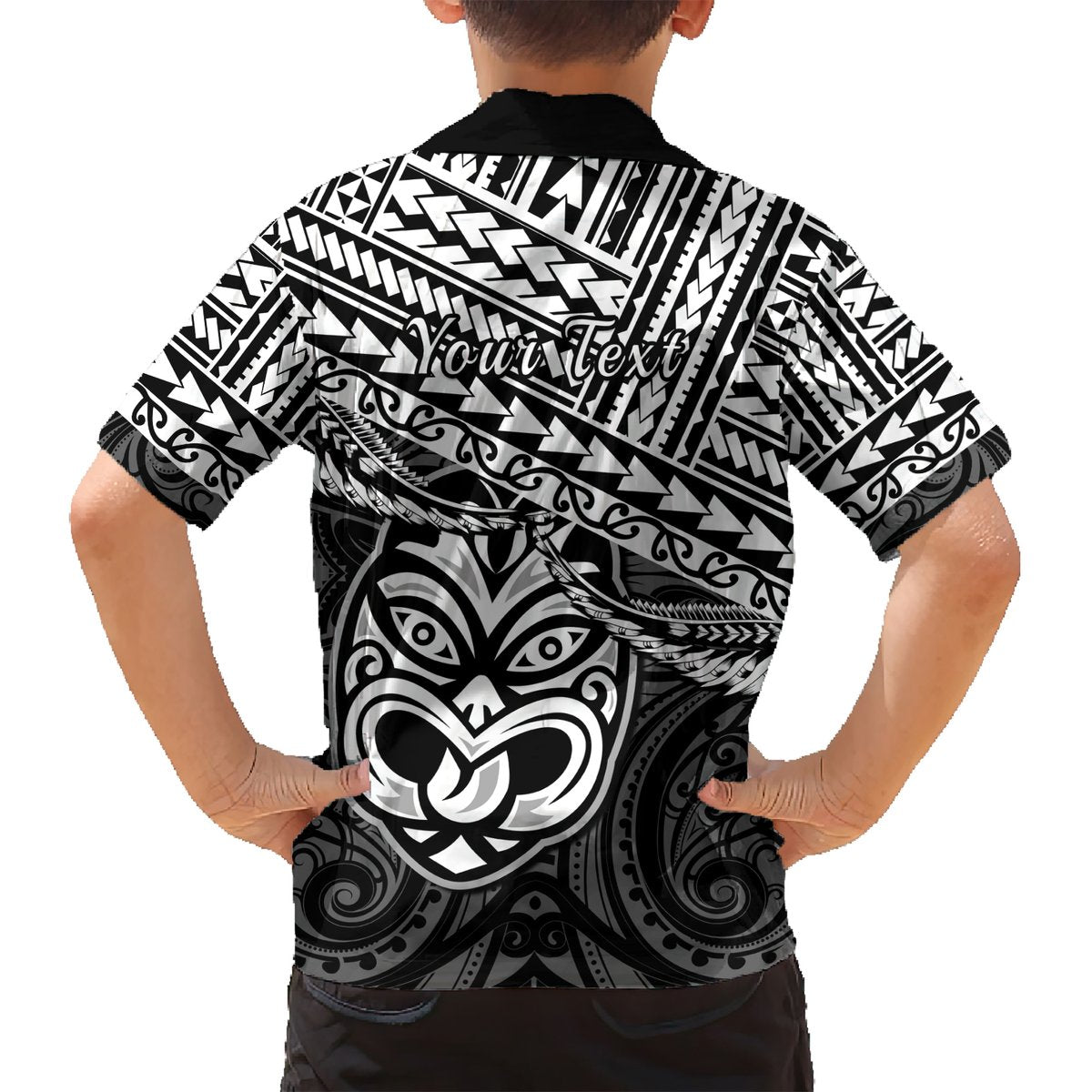 Personalised Matariki New Zealand Hawaiian Shirt Maori New Year Tiki Black Version LT14 - Polynesian Pride