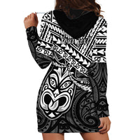 Personalised Matariki New Zealand Hoodie Dress Maori New Year Tiki Black Version LT14 - Polynesian Pride